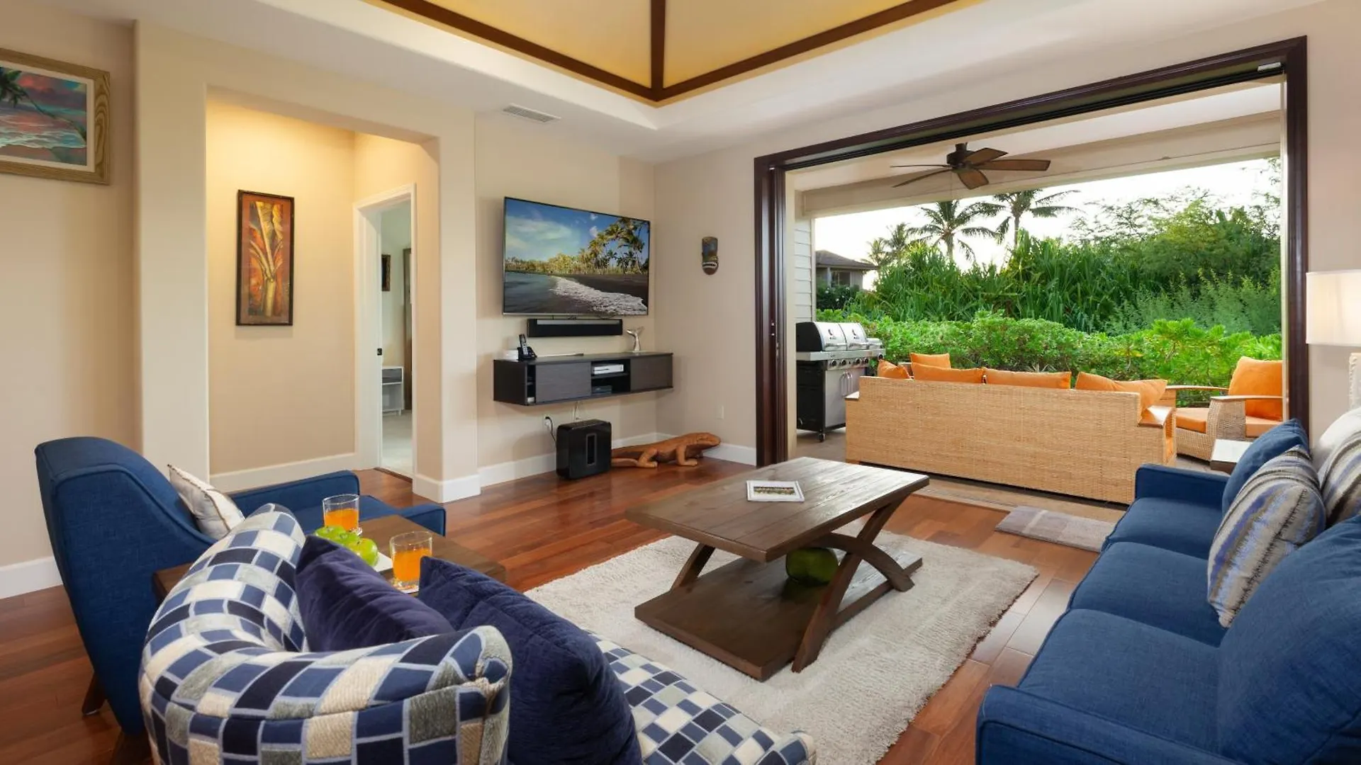 Semesterbostad Beach Club Bliss Blissful Kamilo 3Br With Original Disney Art Near Pool Waikoloa